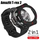 2-en-1 Pour Amazfit T-REX 2 Cas + Protecteur D'écran PC Dur Couverture De Protection Bumper T rex 2