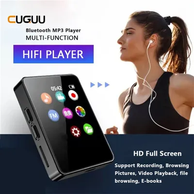 Mini lecteur MP3 portable avec Bluetooth 4.1 haut-parleur HiFi musique de sport radio FM