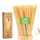 Pailles de blé naturelles 100 pièces/boîte pailles à boire écologiques pailles à Cocktail jetables