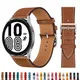 Bracelet en cuir pour Samsung Galaxy watch 6 5 pro Active 2/3/S3/Huawei GT-2-Pro 3 Bracelet Galaxy