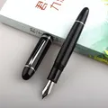 JinHao-Stylo Plume Acrylique Noir réinitialisation Métal Arc-en-Ciel Plume Fine F 0.5mm X159