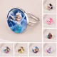 Bague de dessin animé Disney pour enfants accessoires de poupée beurre princesse congelée Anna