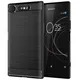 Étui de luxe en fibre de carbone et silicone souple pour Sony Xperia XZ1 coque de téléphone