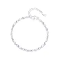 Bracelets en argent regardé avec timbre pour femme Millet Mars Charm Hand JOLink Bijoux fantaisie