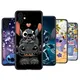 CAN o and Stitch-Coque de téléphone en silicone pour Apple coque noire iPhone 15 14 13 12 11