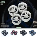 SpeedCG – roues en ABS 1/64 avec pneu en caoutchouc Type P pièces modifiées diamètre 10mm pour