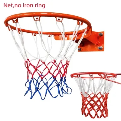Filet de Basket-ball tricolore pour toutes les saisons rouge blanc et bleu