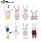 Metoo-Porte-clés pendentif lapin Angela pour enfants animaux en peluche doux bébés enfants