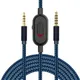 Câble tressé de remplacement ODavid contrôle du volume clip muet en ligne Logitech Astro A10
