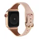 Bracelet en cuir véritable pour Apple Watch Series 7 6 5 4 3 SE 45 41 44 40 42 38 iWatch