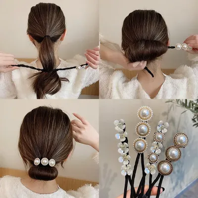 Épingle à cheveux en forme de fleur pour femmes bandeau torsadé élégant à la mode accessoires