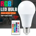 Ampoule LED RGB avec télécommande lustre LED Proxy coloré pour la maison lampes décoratives 220V