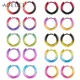 AOEDEJ-Boucles d'oreilles cercle arc-en-ciel pour femme créoles en acier inoxydable bijoux punk