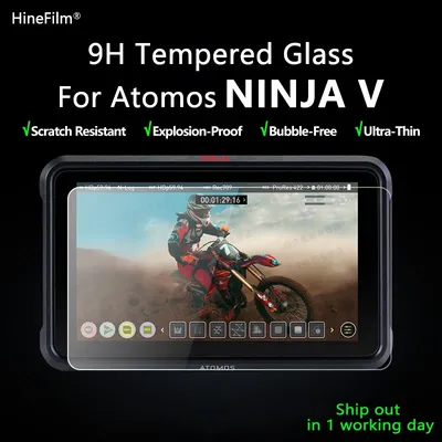 Protecteur d'écran LCD pour moniteur Ninja V verre de protection verre auto-adhésif pour ATOMOS