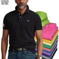 100% Coton Top Qualité Marque Hommes Polos D'été Casual À Manches Courtes Nouveau-Logo Polos zones