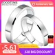 Bague en argent Sterling 100% pur pour hommes et femmes bracelet de mariage Simple et lisse bijoux