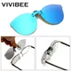 VIVIBEE – lunettes de soleil carrées à Clip pour hommes verres de conduite polarisés à Vision