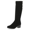 Stiefel CAPRICE, Damen, Gr. 40,5, XS-Schaft, schwarz, Textil, elegant, Schuhe, Blockabsatz, Schlupfstiefel mit Stretch-XS-Schaft in schmaler Form