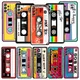 Cassette magnétique vintage pour Samsung Galaxy cassette audio étui pour téléphone 5G A12 A52