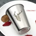 Wiltshire Siya-Gobelet à pinte en acier inoxydable gobelet à jus de cuisine motif cerf