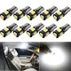 10 x W5W T10 ampoule LED lumière intérieure de voiture pour Renault Duster Megane 2 3 Logan Clio