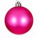 Vickerman 694176 - 4.75" Hot Pink Matte Christmas Tree Ornaments (4 Pack) (N591259DMV)