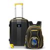 MOJO Golden State Warriors Personalized Premium 2-Piece Backpack & Carry-On Set