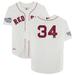 David Ortiz White Boston Red Sox Autographed Mitchell & Ness Authentic Jersey with "HOF 22" Inscription