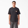 Dickies Men's Chest Logo Pocket T-Shirt - Black Size XL (WS33P)