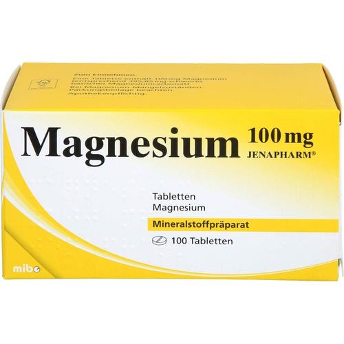 Jenapharm – MAGNESIUM 100 mg Jenapharm Tabletten Mineralstoffe