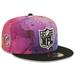 Men's New Era Pink/Black 2022 NFL Crucial Catch 59FIFTY Fitted Hat