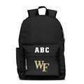 MOJO Black Wake Forest Demon Deacons Personalized Campus Laptop Backpack