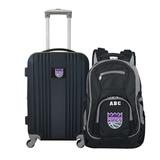 MOJO Sacramento Kings Personalized Premium 2-Piece Backpack & Carry-On Set