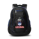 MOJO Black UConn Huskies Personalized Premium Color Trim Backpack