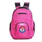 MOJO Pink Texas Rangers Personalized Premium Laptop Backpack