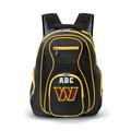 MOJO Black Washington Commanders Personalized Premium Color Trim Backpack