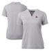 Women's Cutter & Buck Heather Gray Cleveland Browns Forge Stretch Blade Polo