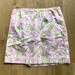 Lilly Pulitzer Skirts | Lilly Pulitzer Pink Lime Green Cat Skirt 6 Excellent | Color: Green/Pink | Size: 6