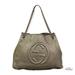 Gucci Bags | Authentic Gucci Gold Metallic Pebbled Calfskin Medium Soho Chain Shoulder Bag | Color: Gold | Size: Medium
