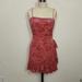 Free People Dresses | Free People Velvet Floral Faux Wrap Mini Dress Pink Blush Size M | Color: Pink | Size: M