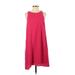 Gap Casual Dress - Shift: Pink Solid Dresses - Women's Size X-Small