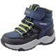 Geox Jungen J Sentiero Boy B Abx Stiefeletten, Navy Lime, 24 EU