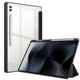 Fintie Hybrid Hülle für Samsung Galaxy Tab S8 Ultra 14.6 Zoll 2022 SM-X900/X906 - Stoßfeste Abdeckung mit Transparent Hartschalen Schutzhülle und Stifthalterung, Schwarz