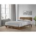 AllModern Clayhithe Solid Wood Low Profile Bed Wood in Brown | 33.5 H x 66 W x 87 D in | Wayfair 11467519B7AF4FEBB2F8A9DD2E157607