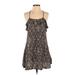 Forever 21 Casual Dress - A-Line Scoop Neck Sleeveless: Black Dresses - Women's Size Small