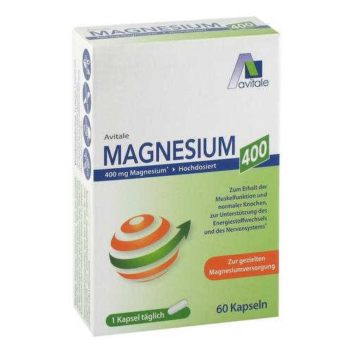 Avitale – MAGNESIUM 400 mg Kapseln Mineralstoffe