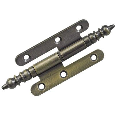 Hettich - Türband mit Zierkopf 45 x 80 mm links brüniert - 1 Stück Scharniere Image