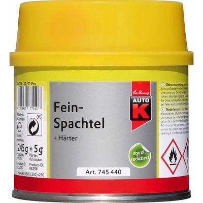 Auto-k - Feinspachtel + Härter 250 g Spachtel Spachtelmasse