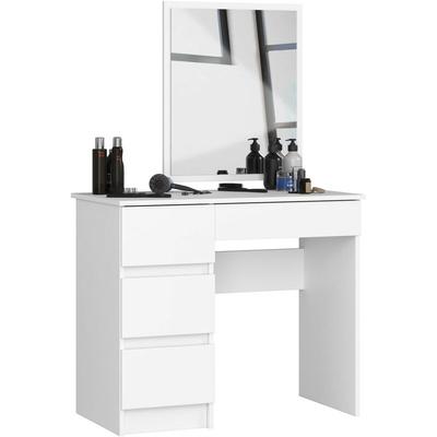 Celester-Tisch, Make-up-Tisch, Toilettentisch, mit 500x600 Spiegel, T-6 / sl, links System ohne