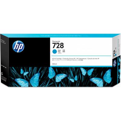 Hp DesignJet 728 - Ink Cartridge Original - cyan - 300 ml (F9K17A) - Hewlett Packard